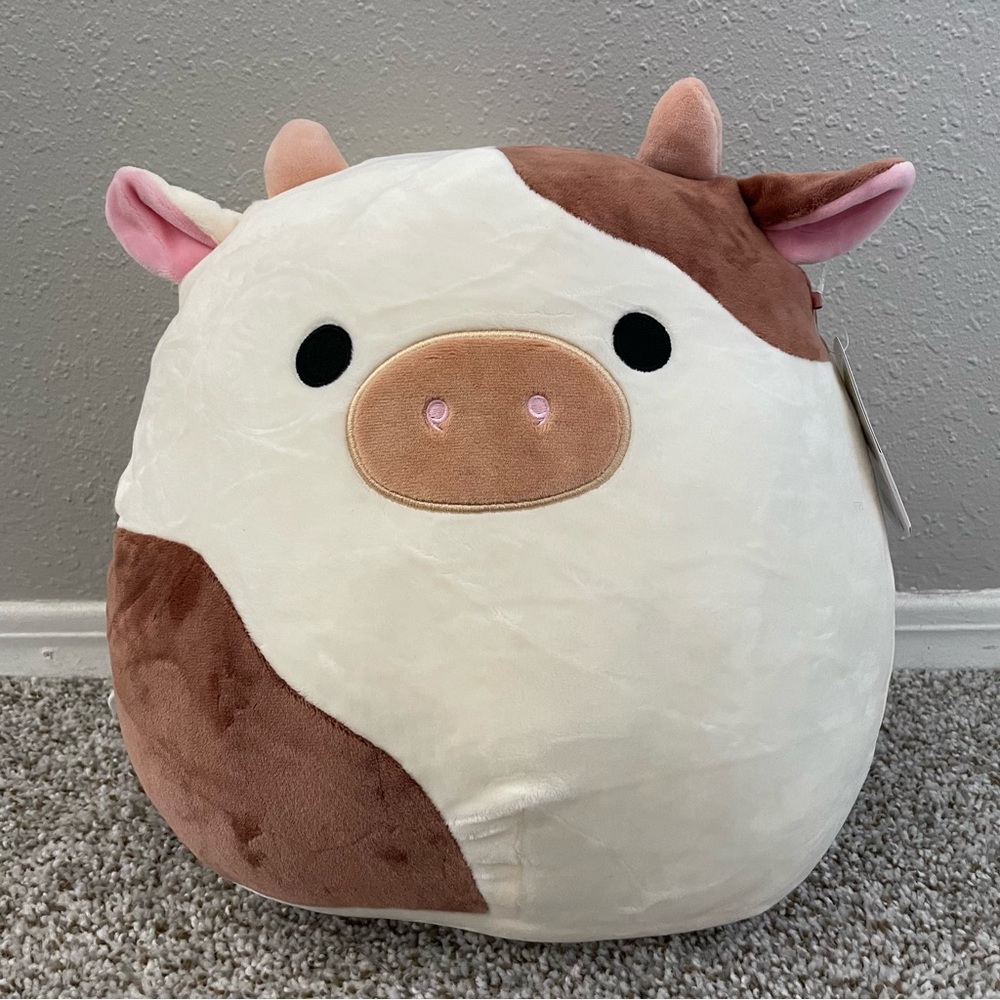 Ronnie the Cow Squishmallow 12” NWT